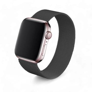 Imagem de Relógio Smartwatch W34S Rosê Gold com Pulseira de Aço Removível Monitor Cardiaco