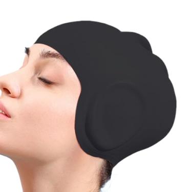 Imagem de Toucas De Natação Para Adultos - Touca De Banho Amigável à Pele Leve,Ergonómica Reutilizável Silicone Para Crianças Jovens Adultos Iniciantes
