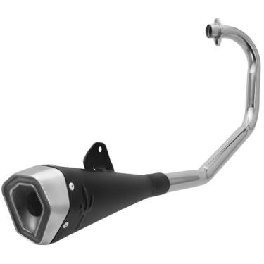 Imagem de Escapamento Pro Tork Serie S Fan E Cg Start 160 2015 À 2023 Curva Crom