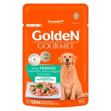 Imagem de Ração Úmida Golden Sachê Gourmet para Cães Adultos Porte Médio e Grand