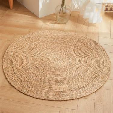 Imagem de Arranhador para gatos, diâmetro circular, 35,75 polegadas, horizontal, tapete para arranhar gatos em ambientes internos, unhas de moagem, protetor de móveis para gatos, tapetes, sofás (30 x 30 cm)