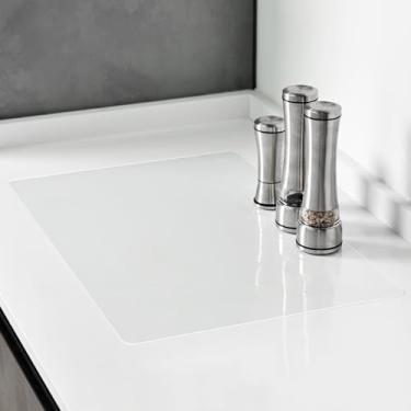 Imagem de Tapetes de silicone grandes transparentes para balcão de cozinha, almofada resistente ao calor para fritadeira a ar, jogo americano antiaderente à prova d'água (60 cm C x 40 cm L)