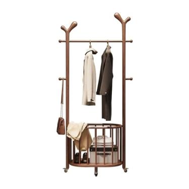 Imagem de ZzleoyuUUs-12 Cabide para casacos, cabideiro, quarto, madeira maciça, sala de estar, madeira, simples, estilo chinês, roupas grandes (pequeno)