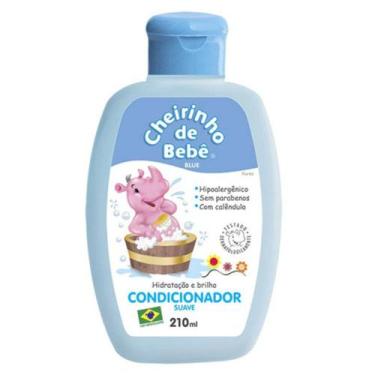 Imagem de Condicionador Infantil Cheirinho De Bebê Blue 210ml