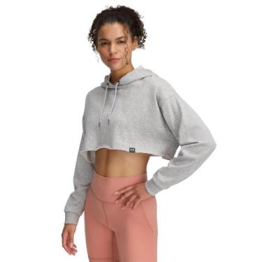 Imagem de Moletom Sporstyle Under Armour Icon Terry Feminino, Cinza, P