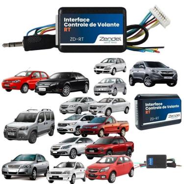 Imagem de Interface Comando Volante Botão Multimidia Universal Carro