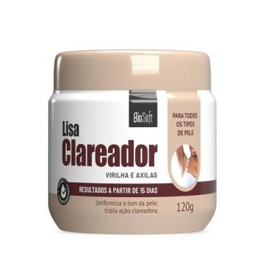 Imagem de Creme Clareador de Virilha e Axilas Intimo Joelhos Clareamento 120g Bi