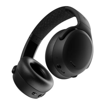 Imagem de Fone de Ouvido Bluetooth Skullcandy Crusher ANC 2 Over-Ear com Cancelamento Ativo de Ruído, Modo Ambiente, Áudio Personalizado, Fio Removível, 50 horas de bateria – Preto