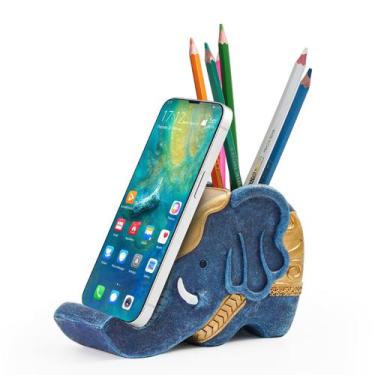 Imagem de Porta-lápis com suporte de telefone MOKANI Elephant para mulheres