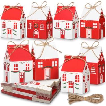 Imagem de Caixas de presentes de Natal Zhanmai, 48 peças, 10,5x7x5 cm