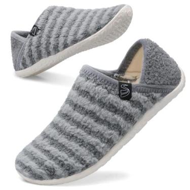 Imagem de Chinelos domésticos Spesoul Fuzzy para mulheres/homens com forro de pe