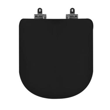 Imagem de Assento Sanitário Poliéster Para Louça Life/Vogue Plus (Celite/Deca) Slow Close Croma Sedile Ébano