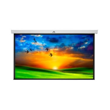 Imagem de Tela de Projeção Elétrica, SUMAY, TEHS106 111, Branco/Preto