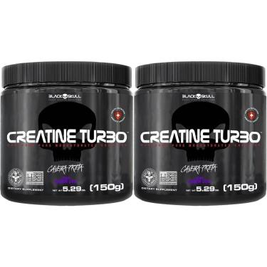 Imagem de Kit 2X Creatine Turbo Monohidratada - 150g Uva - Black Skull-Masculino