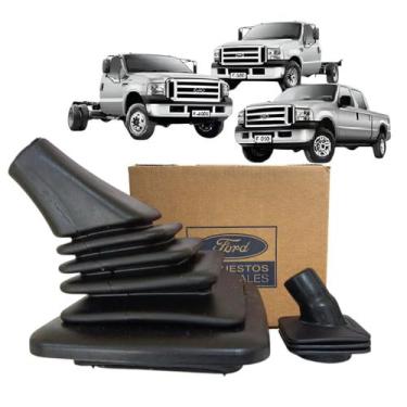 Imagem de Kit Coifa Alavanca Cambio Interna/externa F250/ F350/ F4000 - Ford