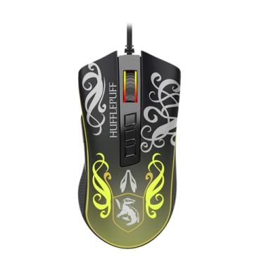 Imagem de Mouse Gamer Redragon Harry Potter Cobra RGB Special Edition Lufa-Lufa Preto e Amarelo PMW3327 12400DPI HP-711H