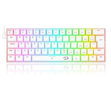 Imagem de TECLADO MECANICO GAMER DRAGONBORN RGB BRANCO SWITCH MARROM ABNT2