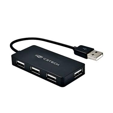 Imagem de Hub USB 2.0 C3Tech, 4 Portas HU-220BK, Preto