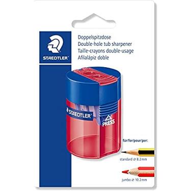 Imagem de Apontador Duplo com Depósito, Staedtler, Comic, 512 006BK, Cores Sortidas