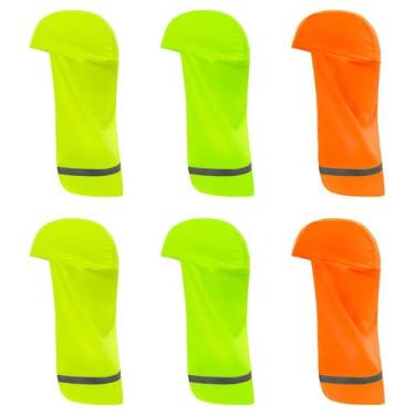 Imagem de Conjunto de proteção solar Hard Hat Gvhntk, 6 peças com faixa reflexiv