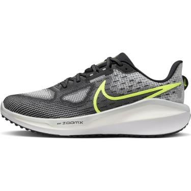 Imagem de Nike Tênis de corrida masculino Vomero 17, Preto Volt cinza claro fumê branco, 41