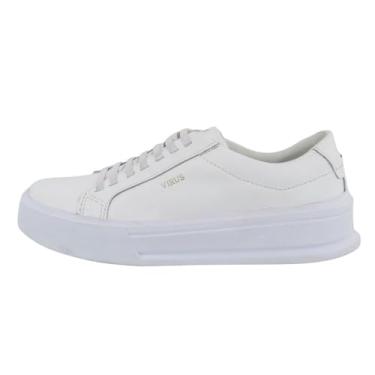 Imagem de Tenis Masculino Sapatenis Sneaker Casual Em Couro Calce Fácil Palmilha Espumada Excelente Qualidade Tamanho:41;Cor:Branco;Gênero:Masculino;Departamento BS:Esporte