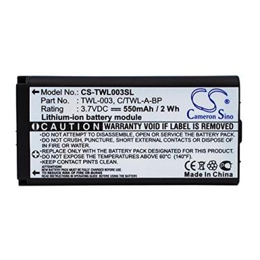 Imagem de 550mAh Console de jogos Bateria de substituição, Compatível com DSi, NDSi, NDSiL, A compra de mercadorias exige o pagamento de direitos de importação