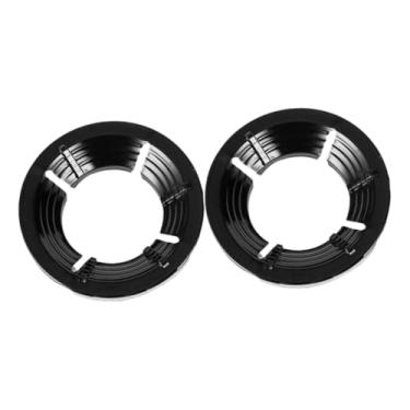 Imagem de 2pcs Gas Stove Wok Stand Stable Enamel Coated Cooktop Rack for Induction Cookers Anti-Slip Support Bracket Easy to Install Prevents Tilting and Wobbling