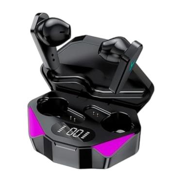 Imagem de Fone Gamer, TWS-X15 Bluetooth 5.4, Som Imersivo, LED Estilo Gamer, Microfone HD, Bateria Longa Duração P/Jogos, Música, Esportes, Corrida, Academia