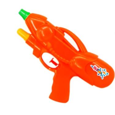 Imagem de Pistola Lança Água Infantil 22cm – Brinquedo de Verão Divertido para Crianças (Laranja)