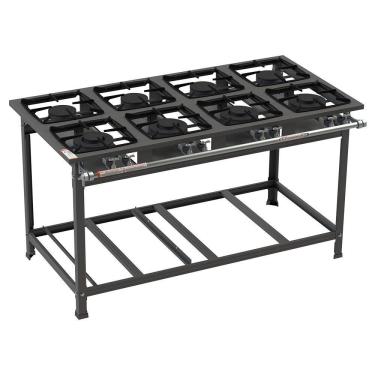 Imagem de Fogão Industrial Itajobi 8 Bocas Com 4 Bocas Duplas Baixa Pressão Ativo P7