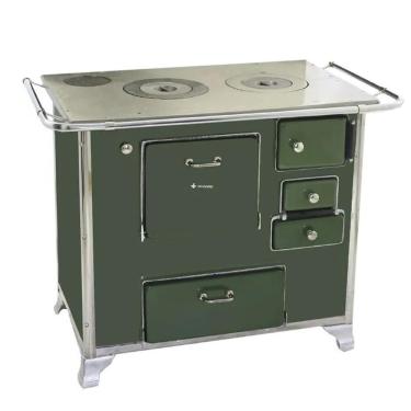 Imagem de Fogão A Lenha Tradicional 02 Venâncio Lado Esquerdo Verde Fl2gcx-28978