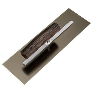 Imagem de Espátula de drywall de 30 cm, 0.0 cm/0,5 mm de espessura, lâmina de aço Sk5, cabo de asa de madeira, para alisar e reboco, isolamento de parede