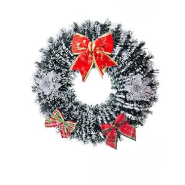 Imagem de Guirlanda De Natal Luxo Grande Girlanda De Porta De Natal Decoração Natalina Enhance the Festive Atmosphere(Nevada 1 Grande)