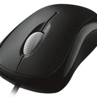 Imagem de Mouse Com Fio Microsoft Wired Basic, 800 dpi, USB, Preto - P58-00061