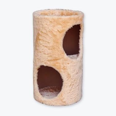 Imagem de Casa de Gato ，Casa de Gato Com Arranhador，ôNibus de Dois Andares，Fibra de Agave，Perfeito para O Seu Animal de EstimaçãO Descansar e Brincar(Cinza)