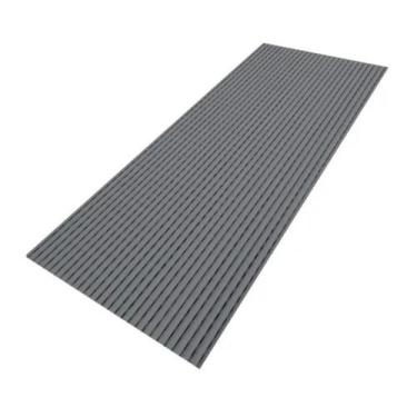 Imagem de Tapete Passadeira Emborrachado 45 X 1,50 Cm - Cinza - Rozac