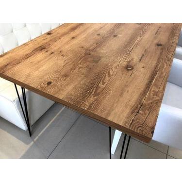 Imagem de Mesa Jantar Industrial 90 X 140 Cm  Antiqua - Sem Cadeiras - INFINITIL