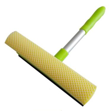 Imagem de Limpador de limpador de vidro rodo de limpeza de janela para design destacável automático rodo portátil para janela chuveiro porta parede azulejo carro, verde, 28 x 21 x 8 cm