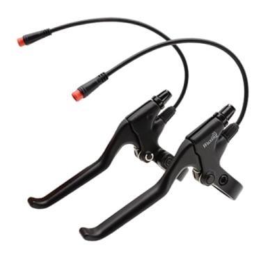 Imagem de YIJU Conjunto de 2 Manetes de Freio para Bicicleta, Profissionais, à Prova D'água, Ergonômicas E Estáveis.