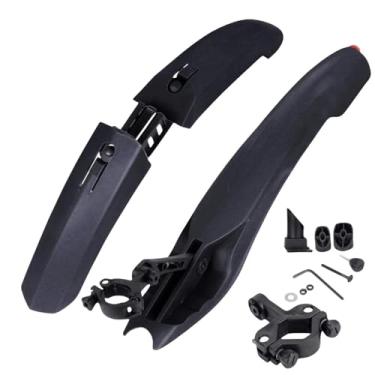 Imagem de Para-lama de bicicleta com extensão alargada para lanterna traseira, protetor de lama para bicicleta de montanha, acessórios para bicicleta(Black)