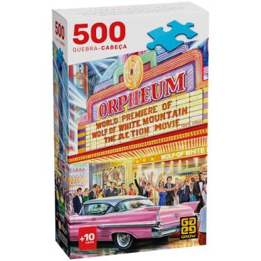 Imagem de Quebra-Cabeça 500 peças Cinema Anos 60 - Grow
