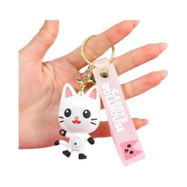 Imagem de Pingente De Boneca 3D Feito À Mão Para Chaveiro Da Casa Da Gabby, Deco