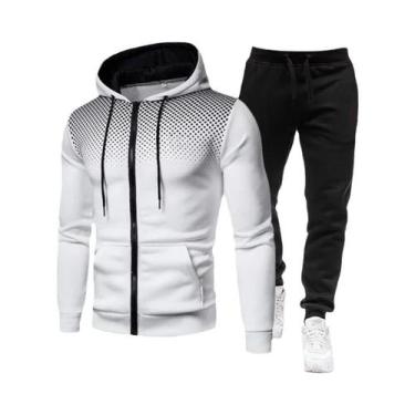 Imagem de Conjunto De Calças E Suéter De Moletom Masculino Outono Inverno Casual