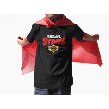 Imagem de Camiseta Infantil Algodão Personalizada Brawl Stars Gamer - Techmalhas