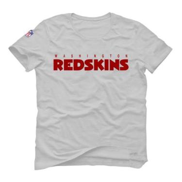 Imagem de Camiseta Masculina Washington Redskins NFL, Branco, Verm, P