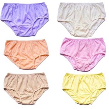 Imagem de Kit 06 Calcinha Calçola Para Senhoras Xg Plus Size Confortável - Up Un