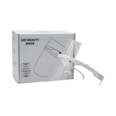 Imagem de Máscara Facial De Terapia Com Luz LED Em 3 Cores, Massageador De Rejuv