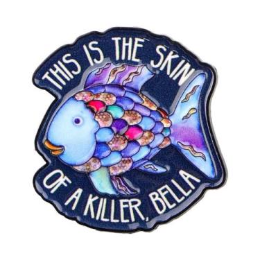 Imagem de Broche Colorido De Peixe Para Mulheres, Distintivo De Moda, Pin De Esm