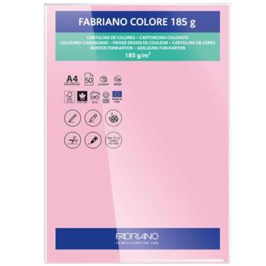 Imagem de PAPEL FABRIANO COLORE ROSA A4 185G PCT C/10 S322A410